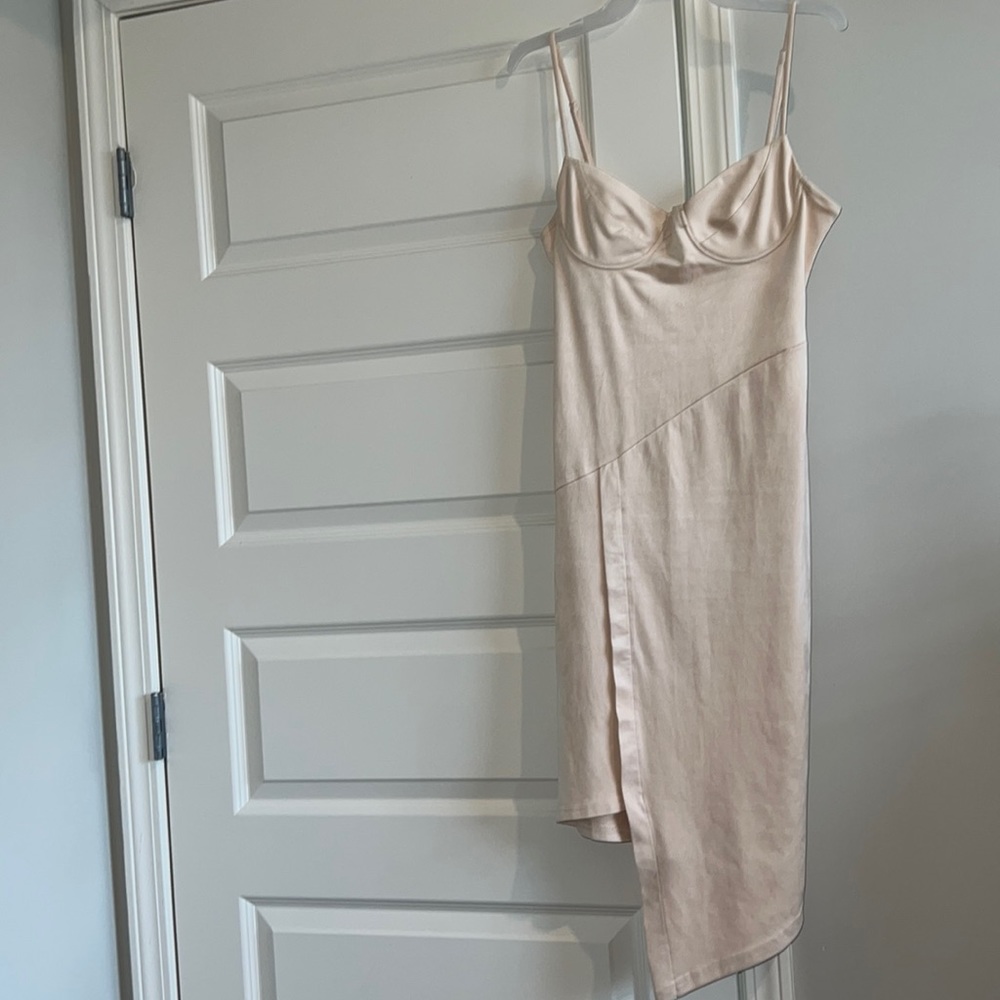Cream spaghetti strap dress